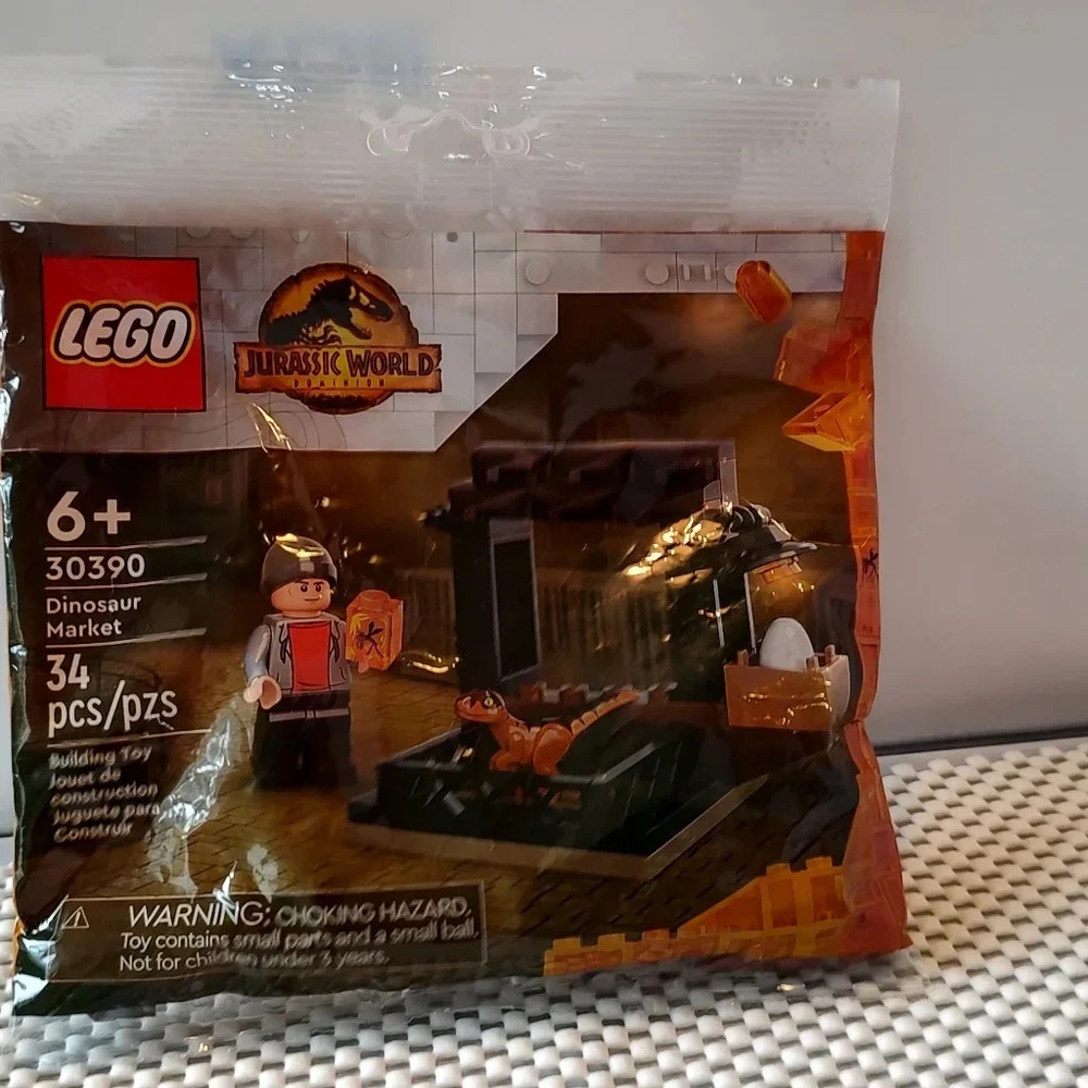LEGO 30390 Dinosaur Market Jurassic World NWT